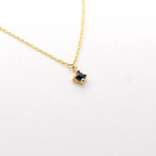 14k Sapphire Necklace