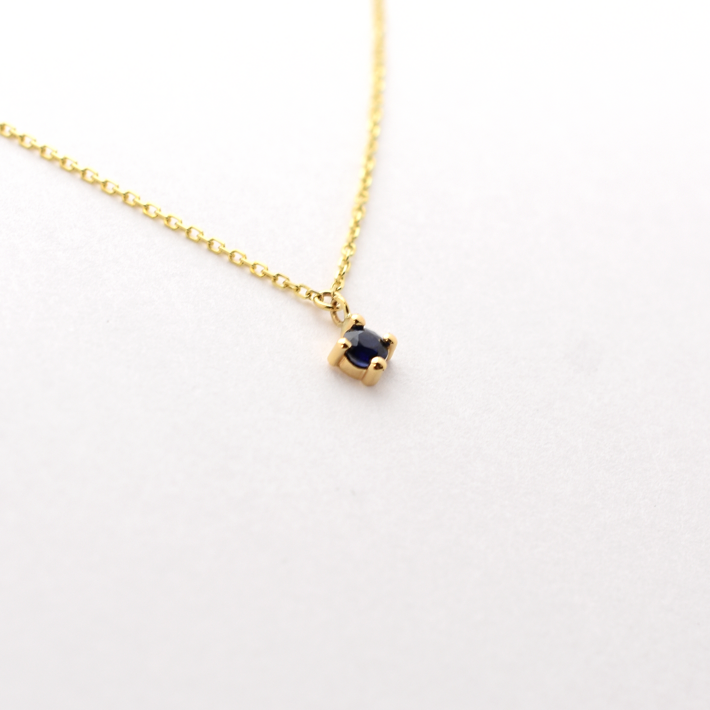 14k Sapphire Necklace
