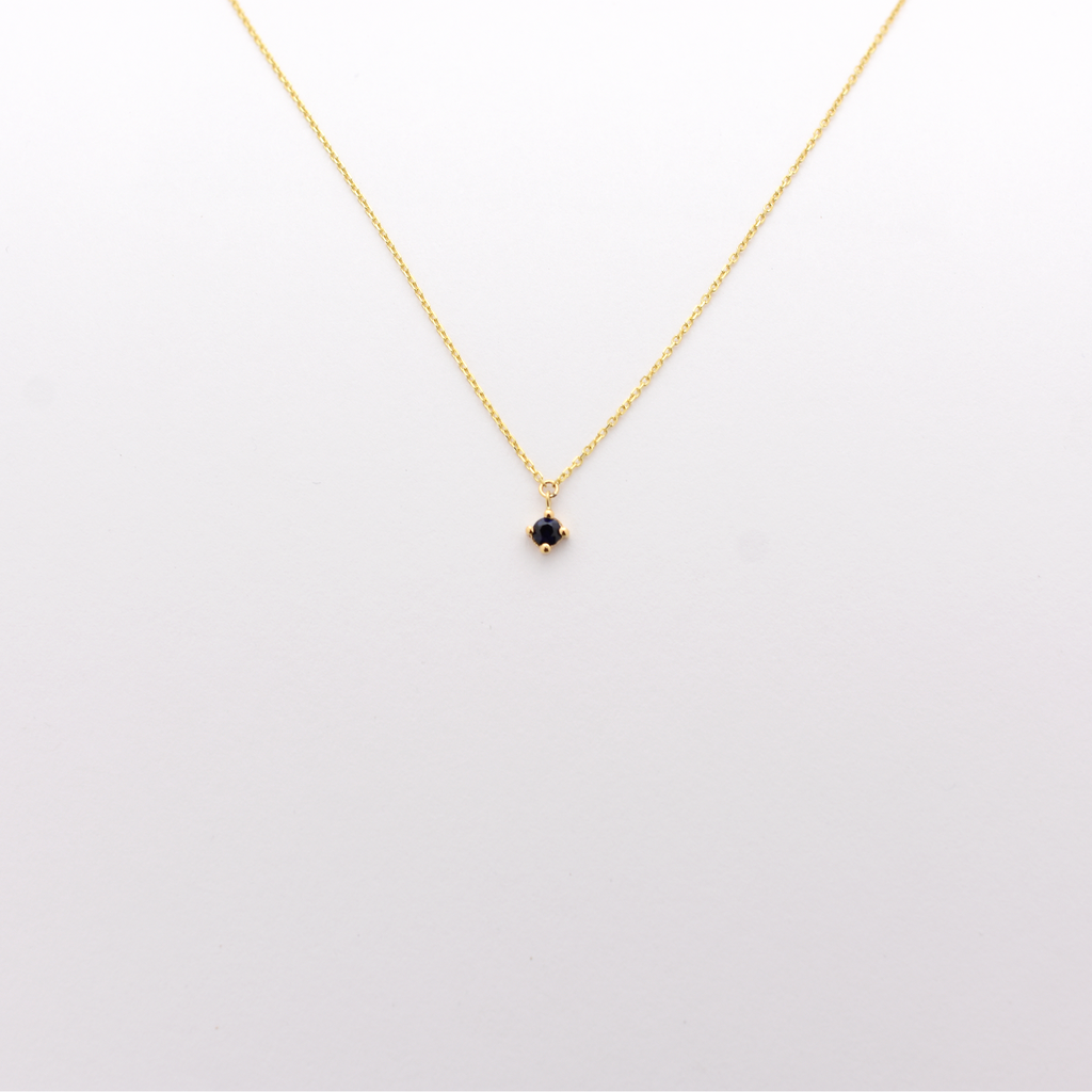 14k Sapphire Necklace
