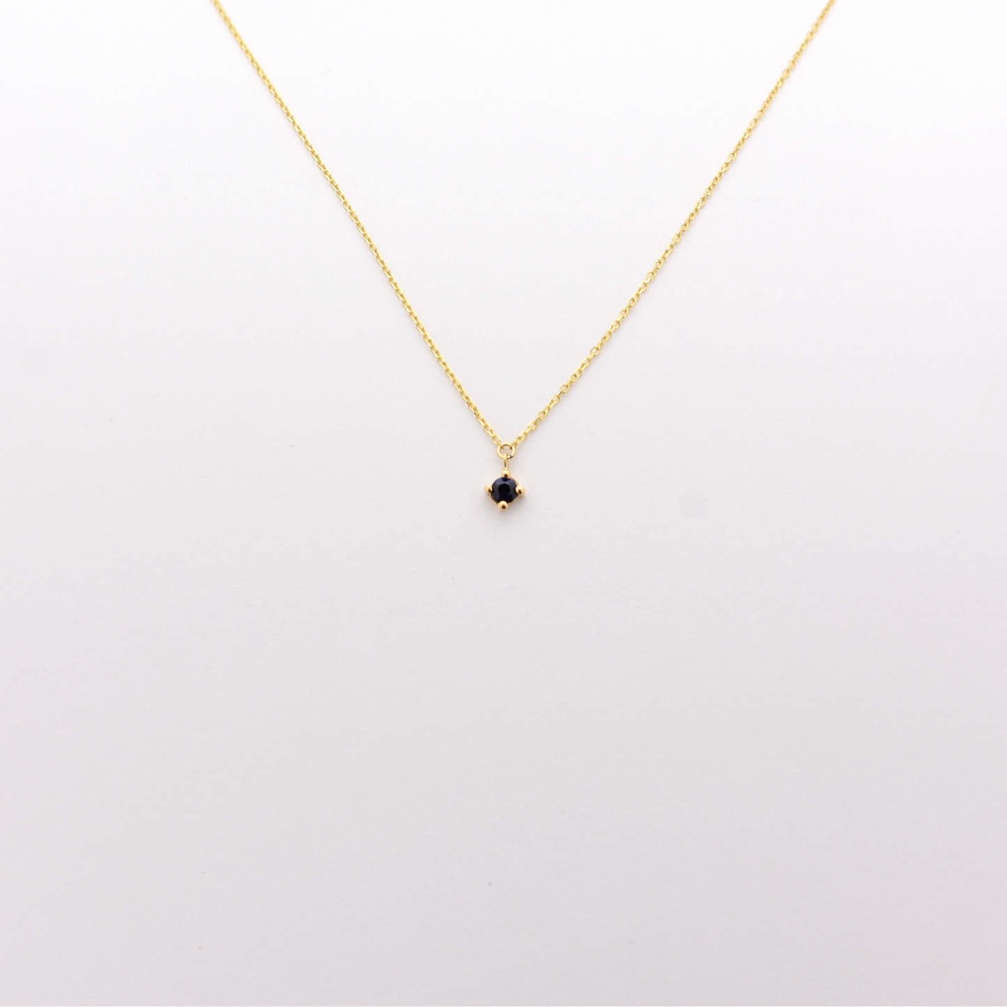 14k Sapphire Necklace