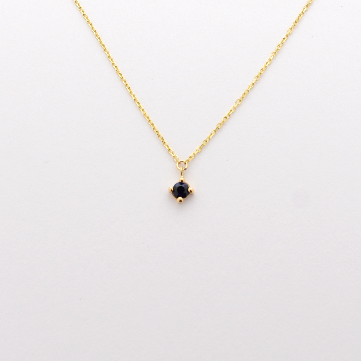14k Sapphire Necklace