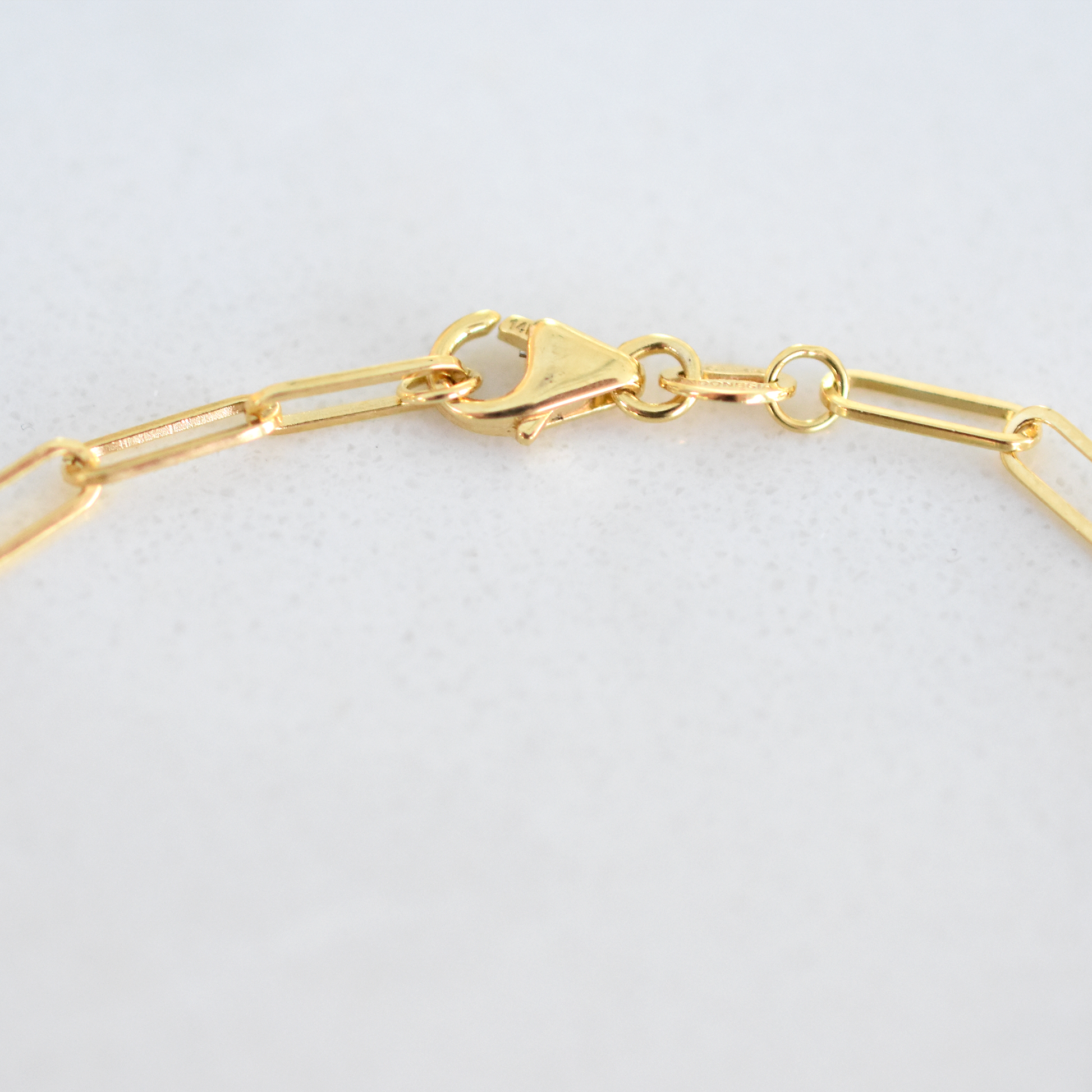 Diamond Star of David Bracelet in 14 k solid gold 