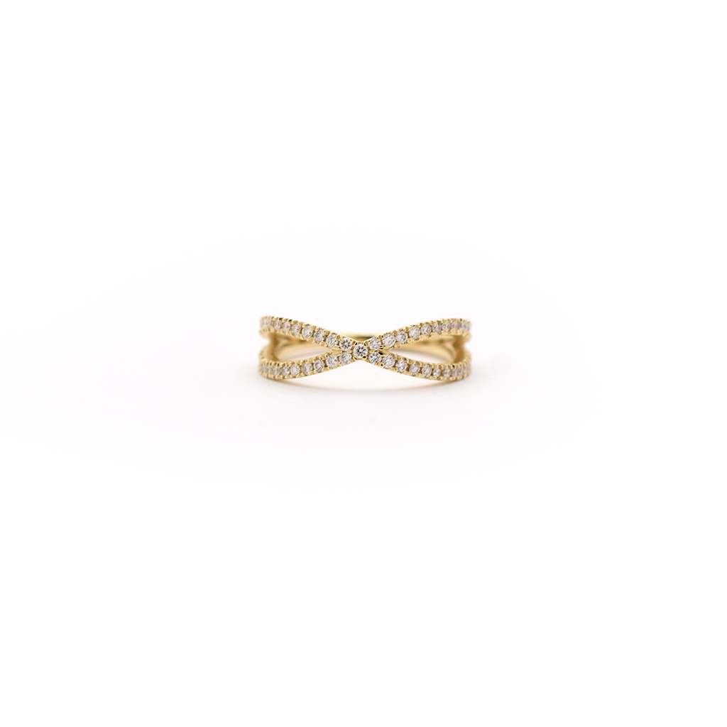14K X Diamond Ring