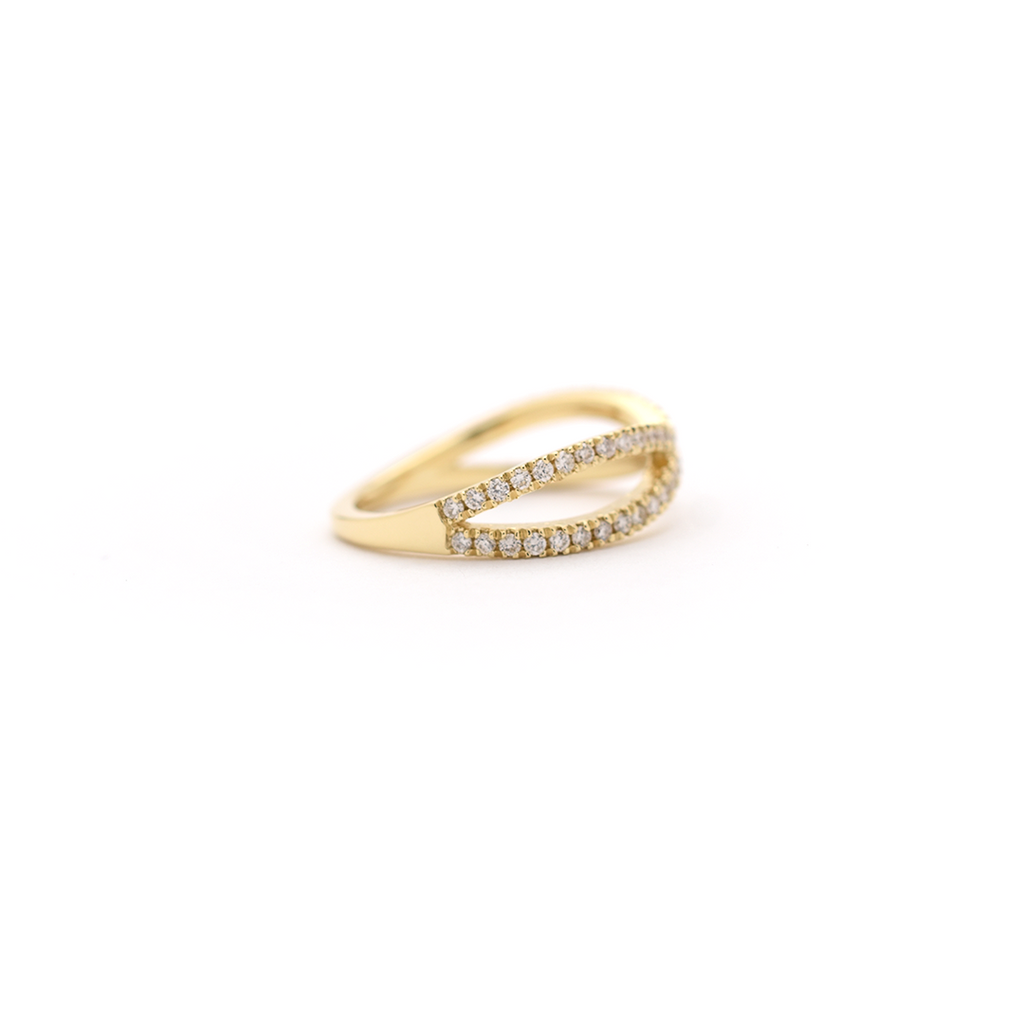 14K X Diamond Ring