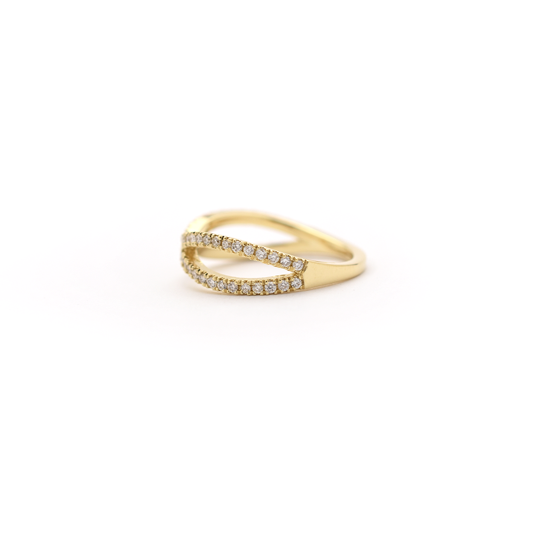 14K X Diamond Ring