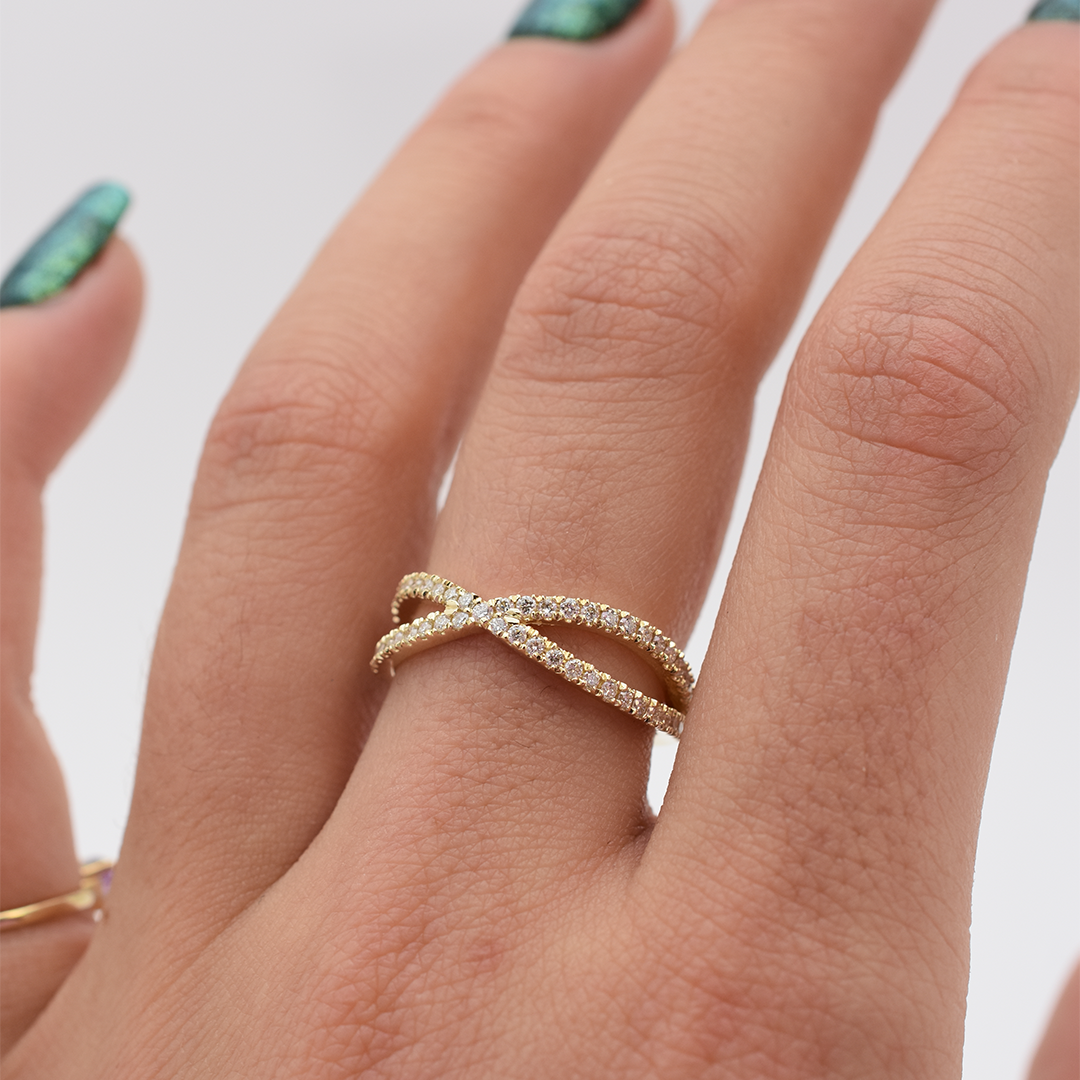 14K X Diamond Ring