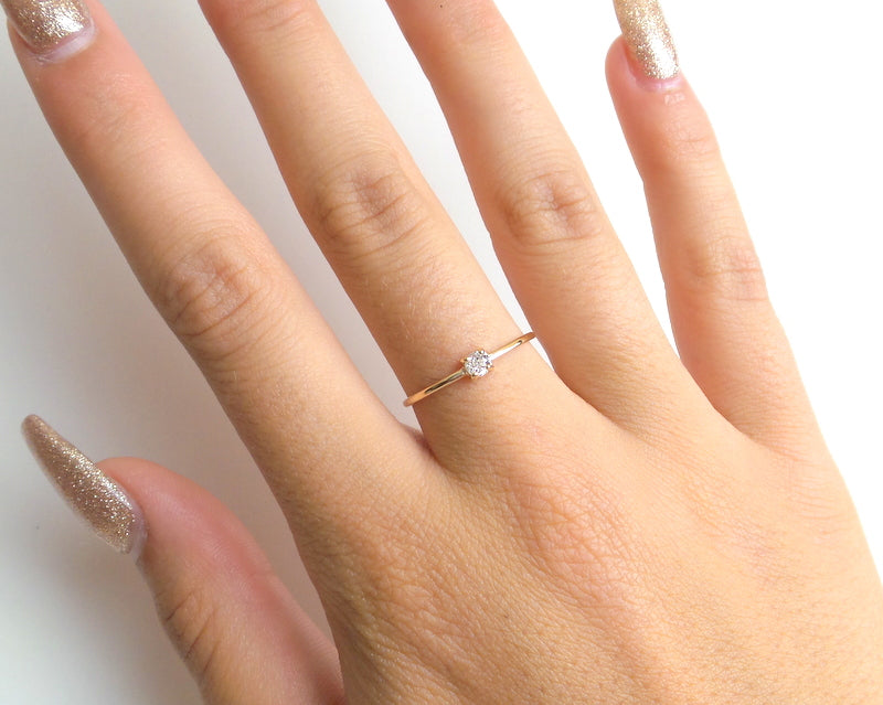 0.15ct Diamond Engagement Ring