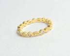 14k Gold Diamond Eternity Band 0.20 ct