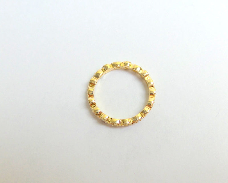 14K Gold Diamond Eternity Band