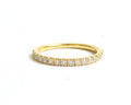 14k Gold Diamond Wedding Band