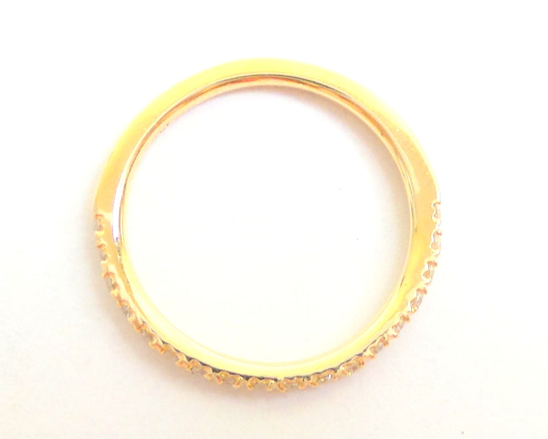 14k Gold Diamond Wedding Band