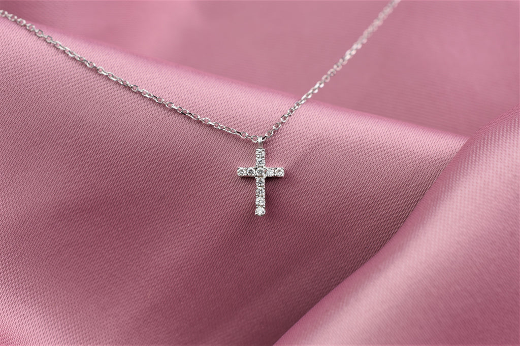 diamond cross for girl