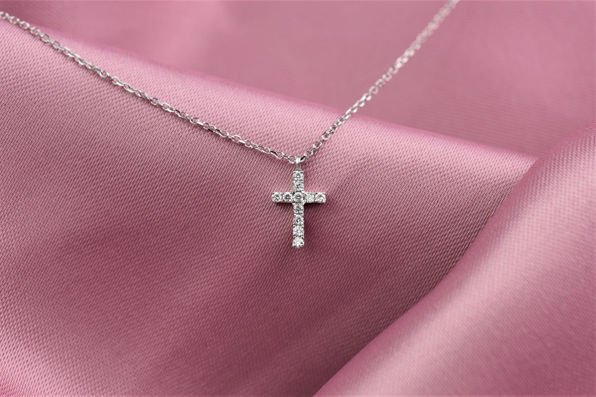 diamond cross for girl
