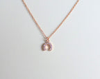14k Diamond Horseshoe Necklace