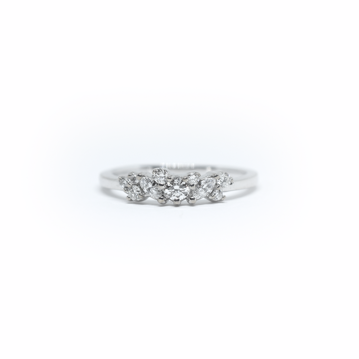 14K Gold Marquise Diamond Ring