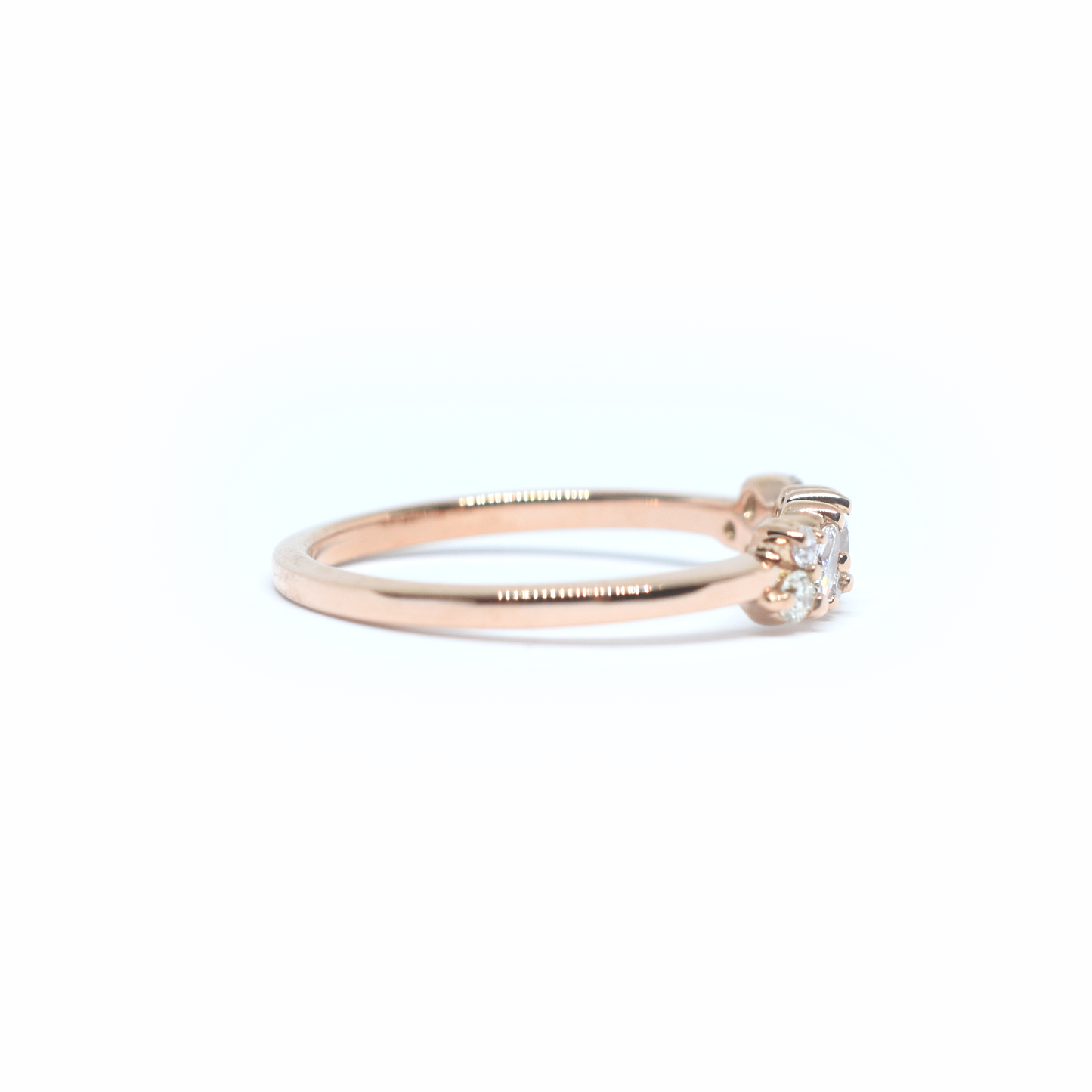 14K Gold Marquise Diamond Ring
