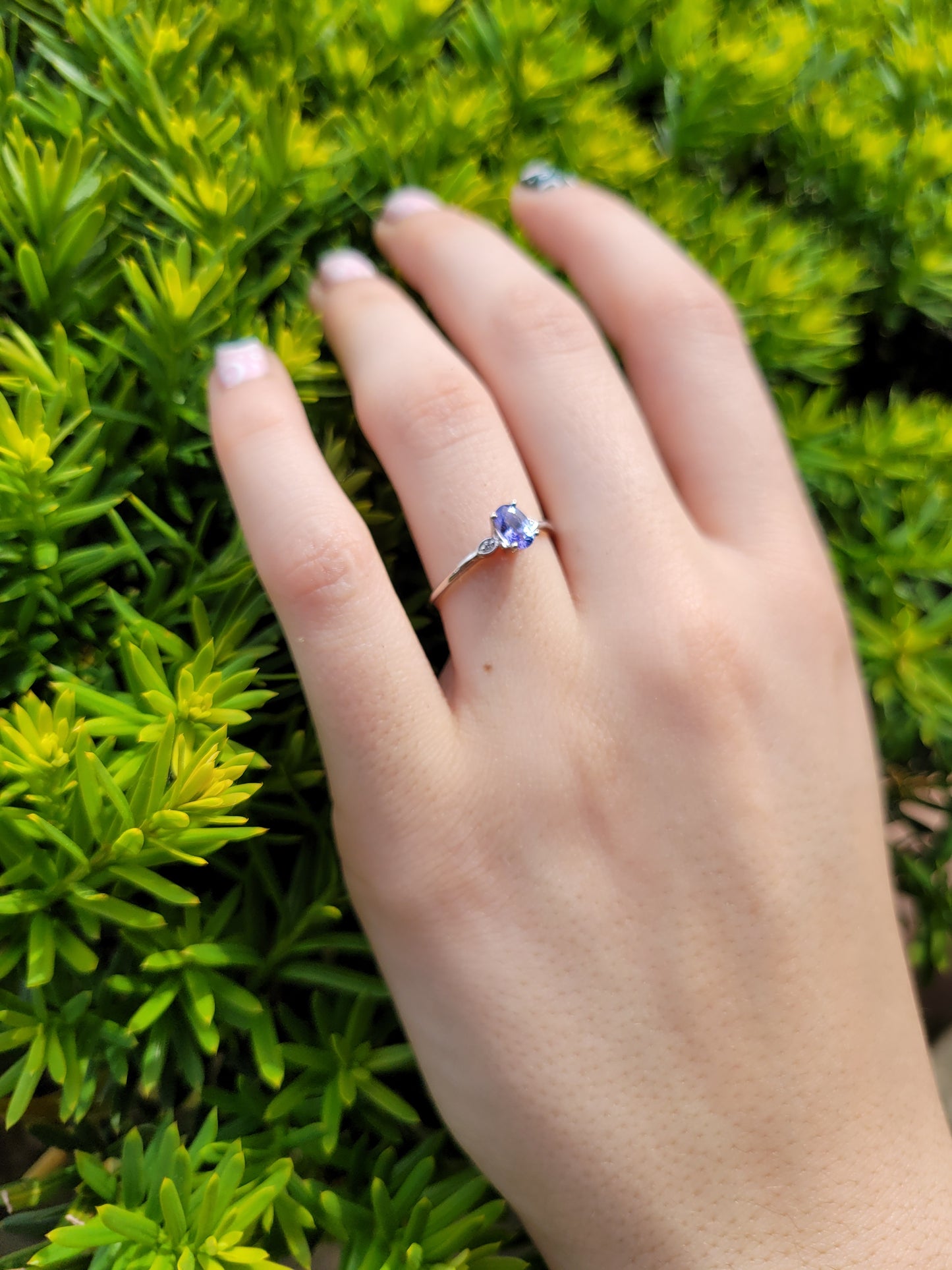 Tanzanite and Diamond Ring