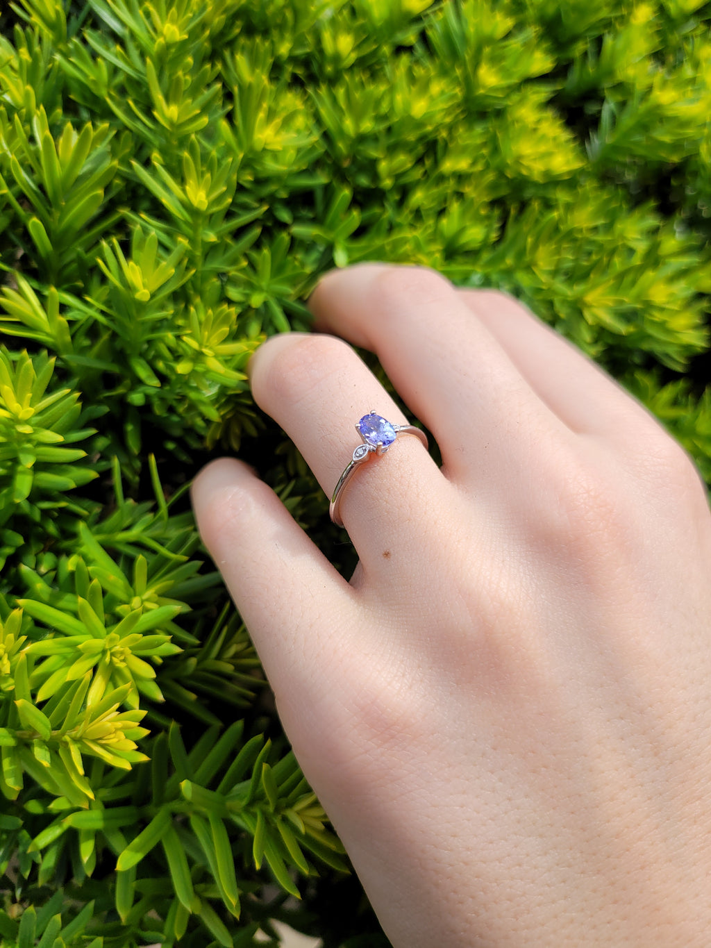 Tanzanite and Diamond Ring