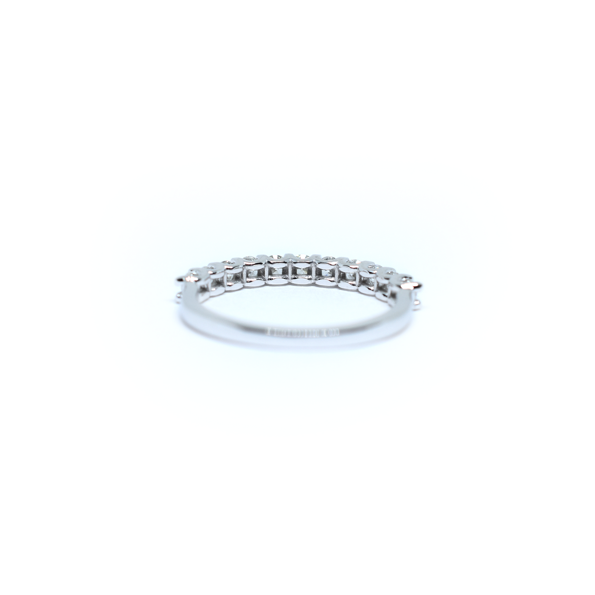 14K Gold Diamond Wedding Band