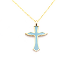 14k Angel Wing Cross