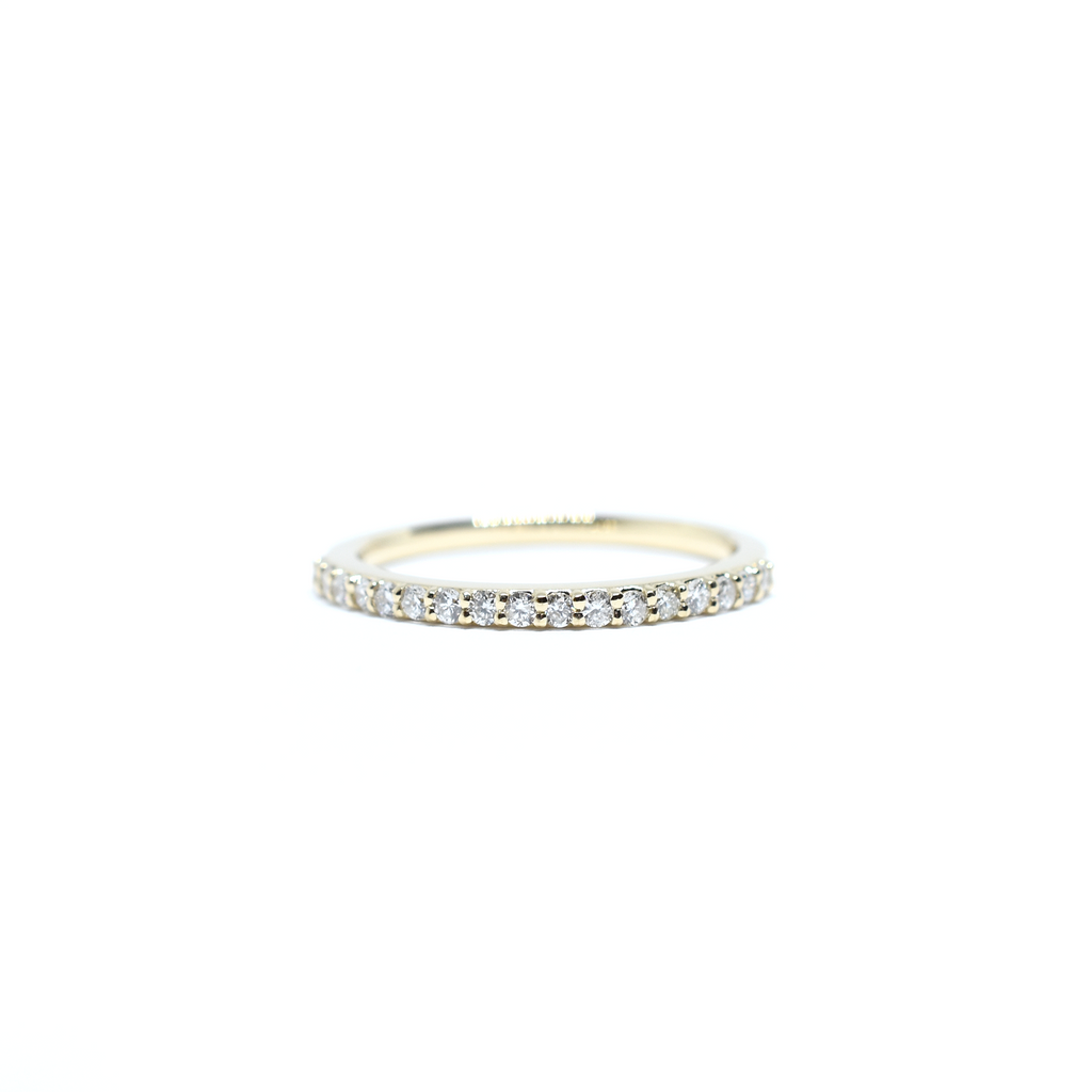 14K Gold 0.25ct Diamond Wedding Band