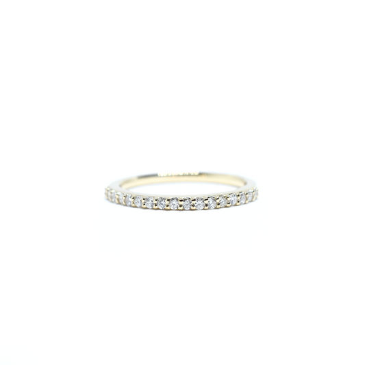 14K Gold 0.25ct Diamond Wedding Band