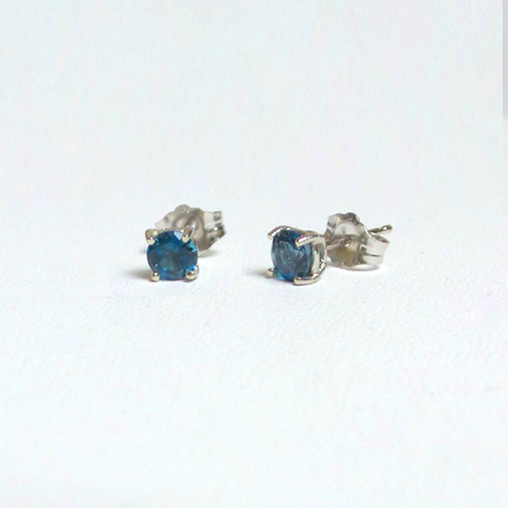 Blue Topaz Earrings