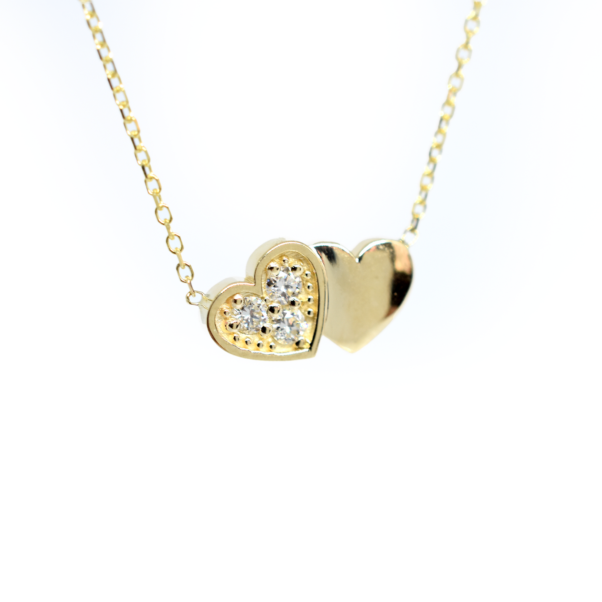 double heart jewelry