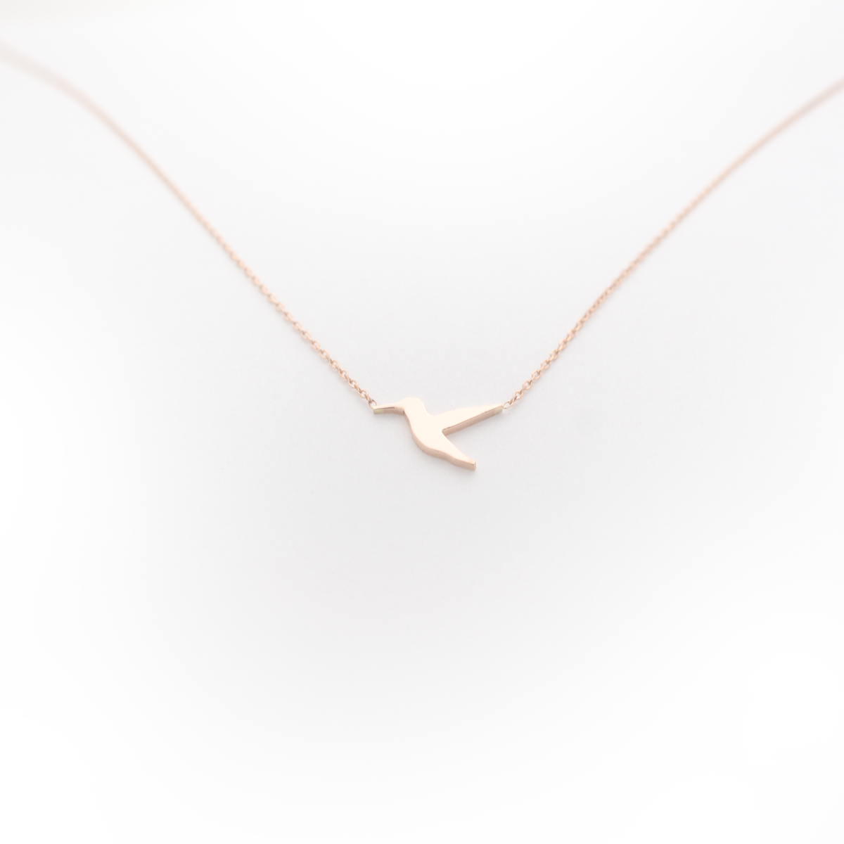 14k Humming Bird Necklace