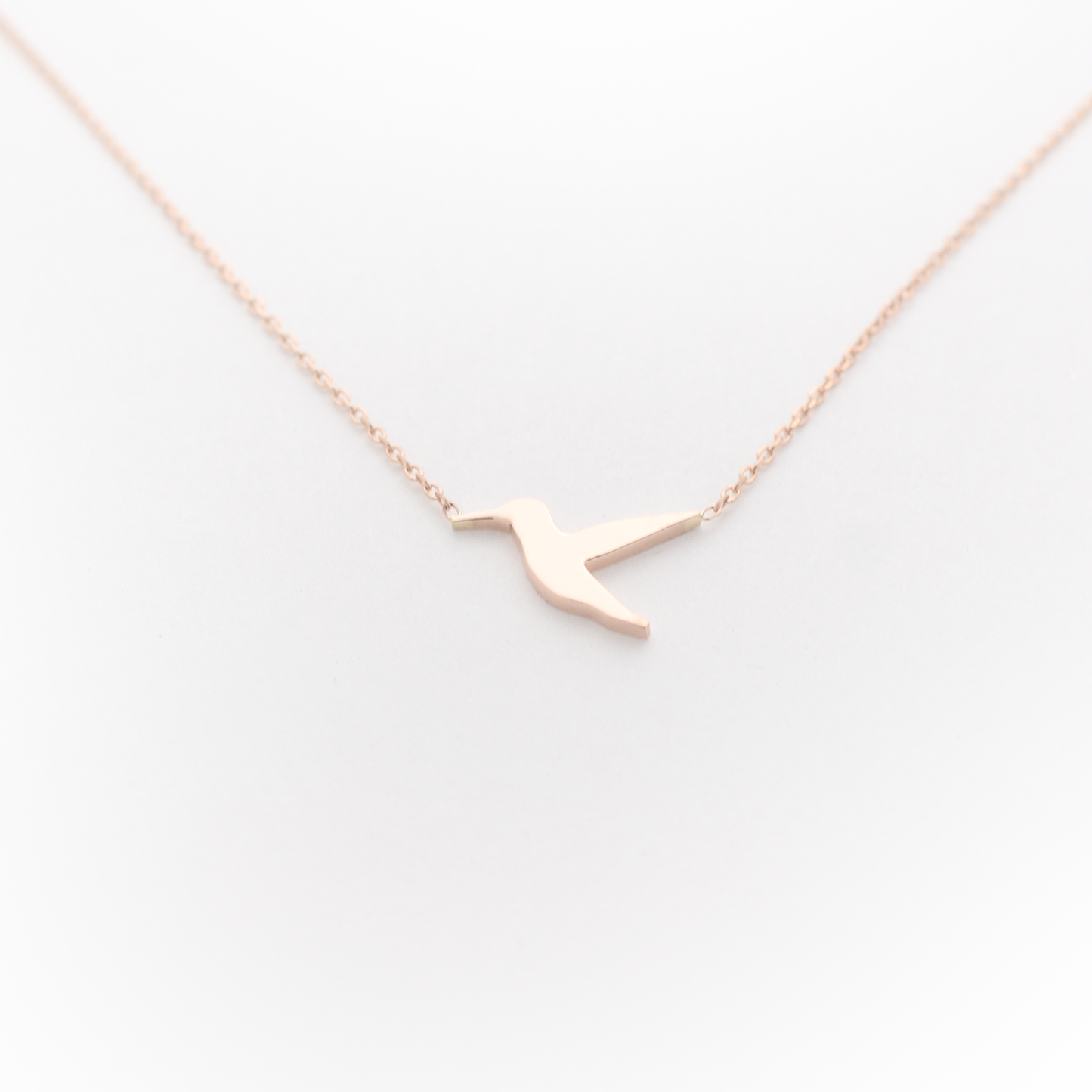 14k Humming Bird Necklace