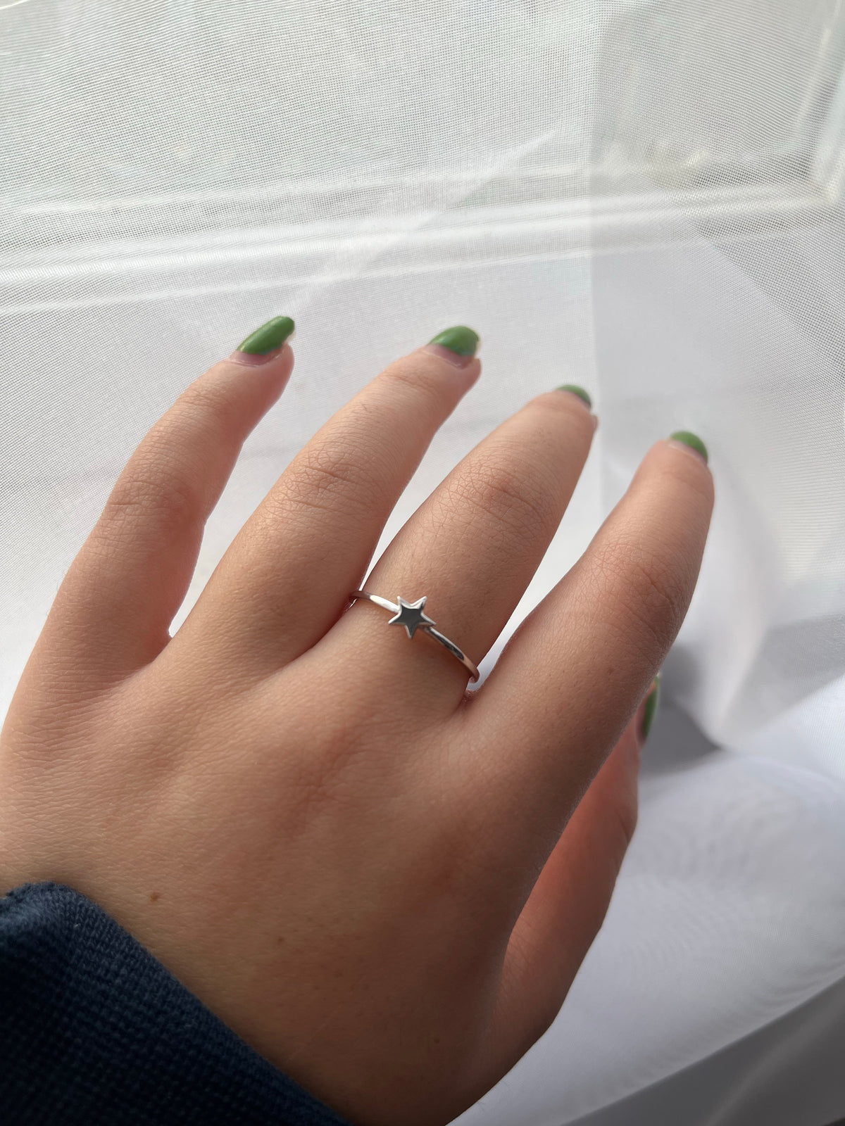 14K Gold Star Ring