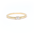14k Marquise Diamond Wedding Band