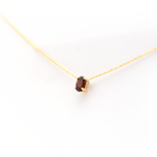 Garnet Oval Necklace
