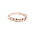 rose gold heart ring
