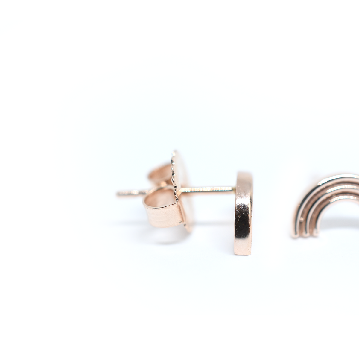 14k Gold Rainbow Earrings