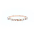 14K Rose Gold Diamond Wedding Band