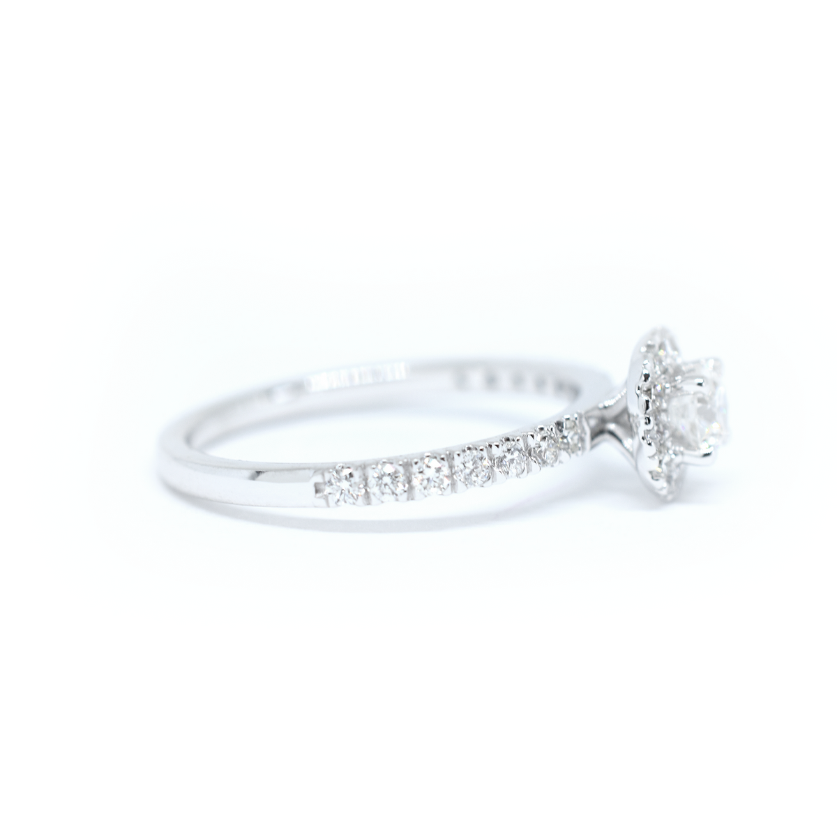 14K Gold 0.75ct Total Diamond Ring