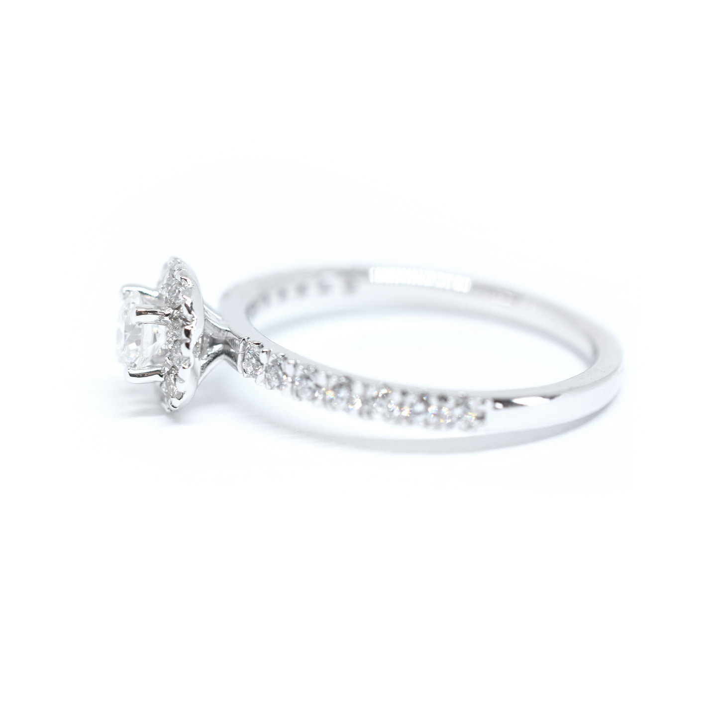 14K Gold 0.75ct Total Diamond Ring