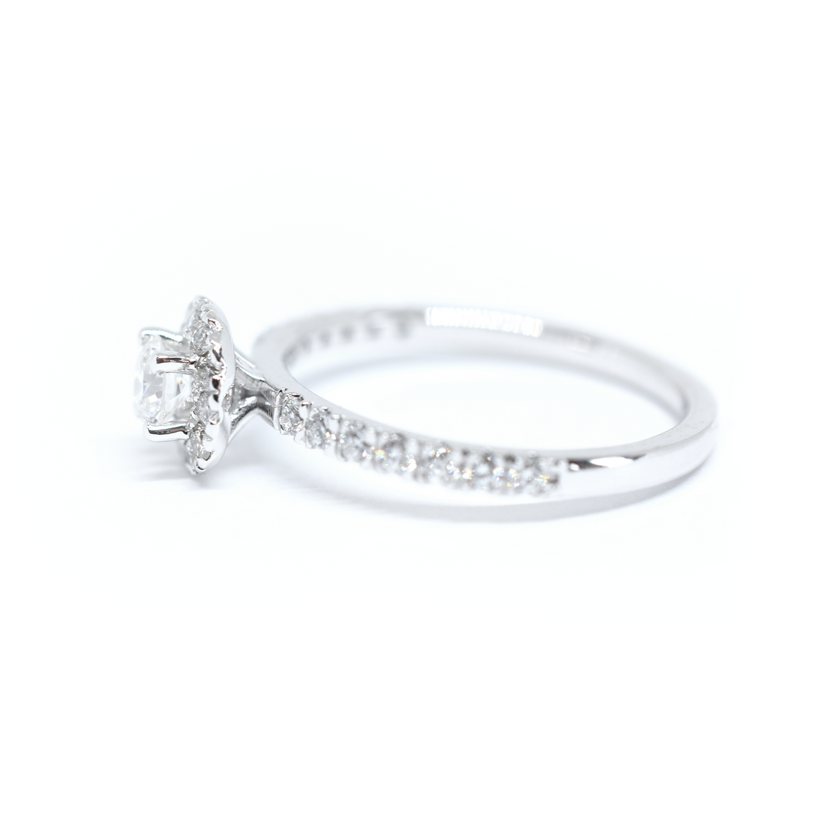 14K Gold 0.75ct Total Diamond Ring