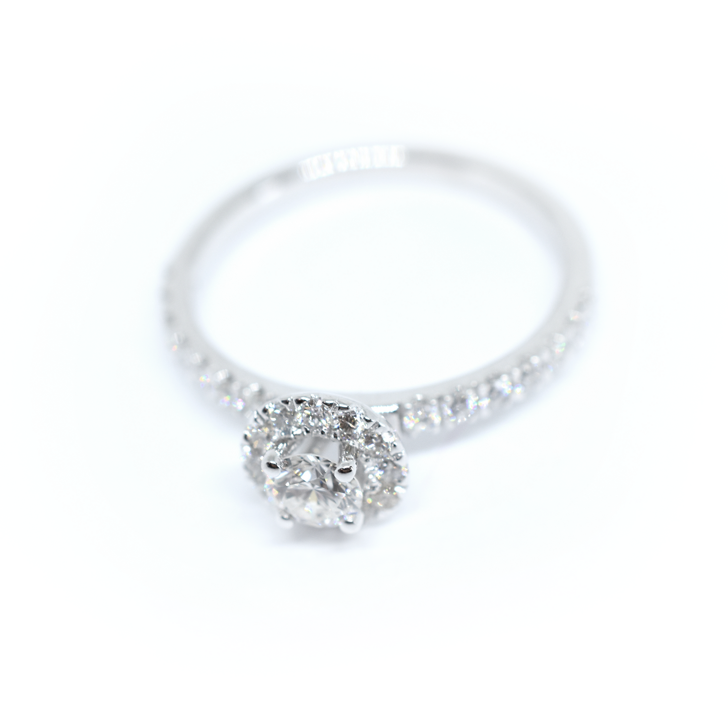 14K Gold 0.75ct Total Diamond Ring