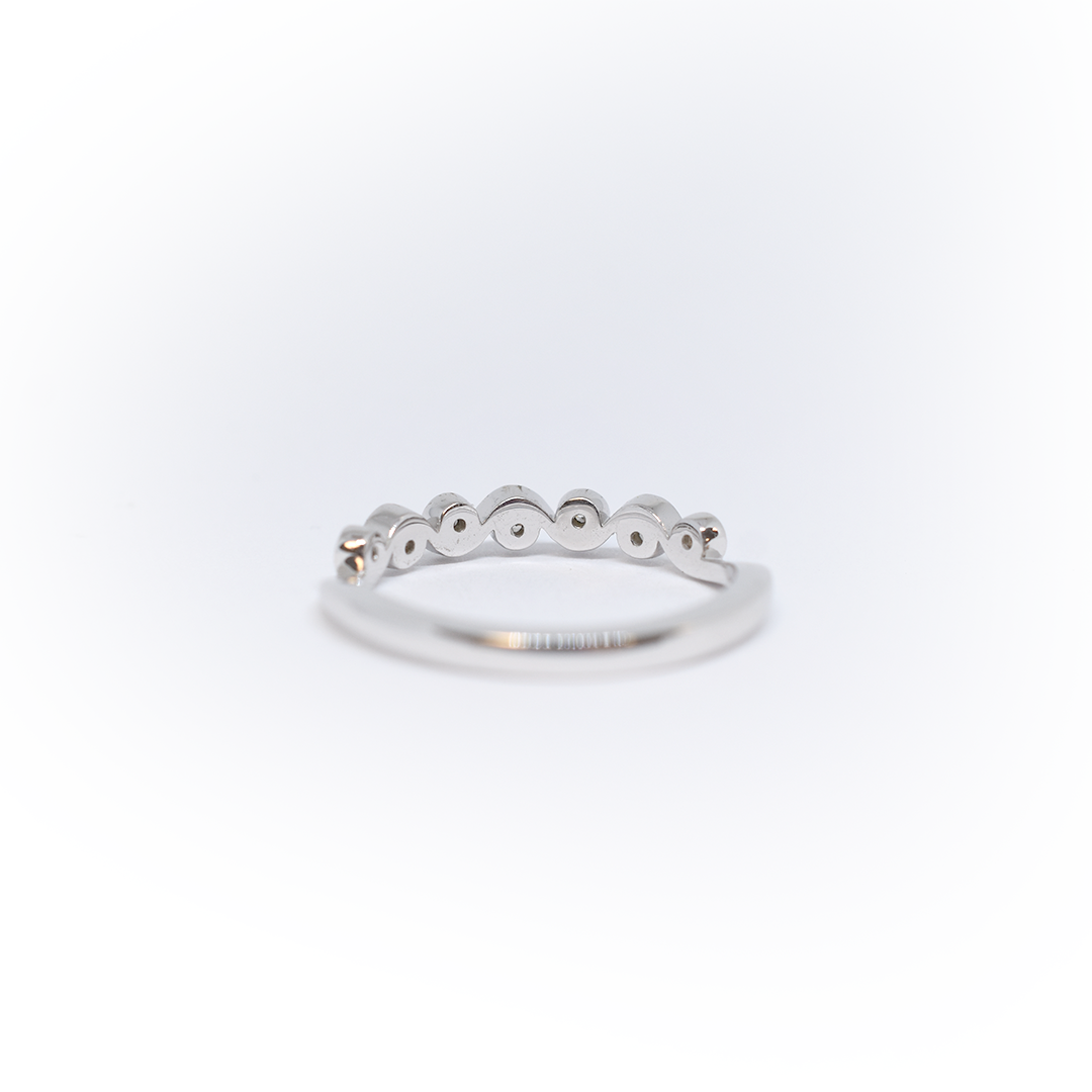 14k Diamond Stackable Wedding Band