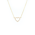 14k Diamond Heart Necklace