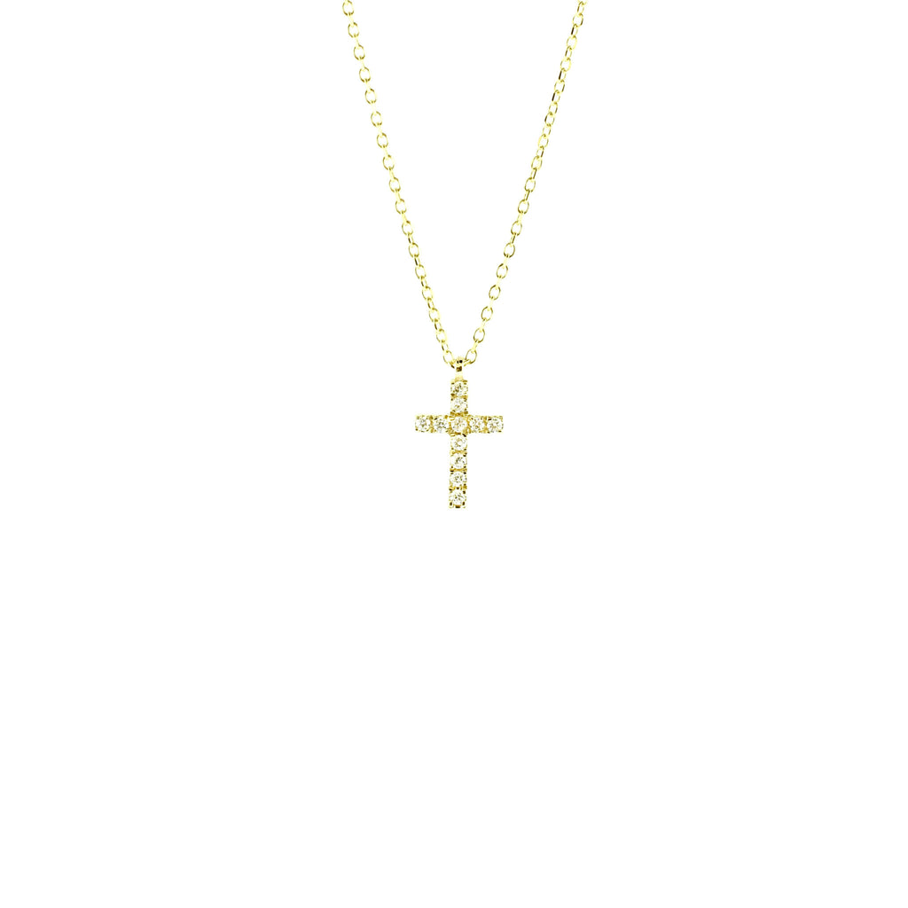micro pave diamond cross 