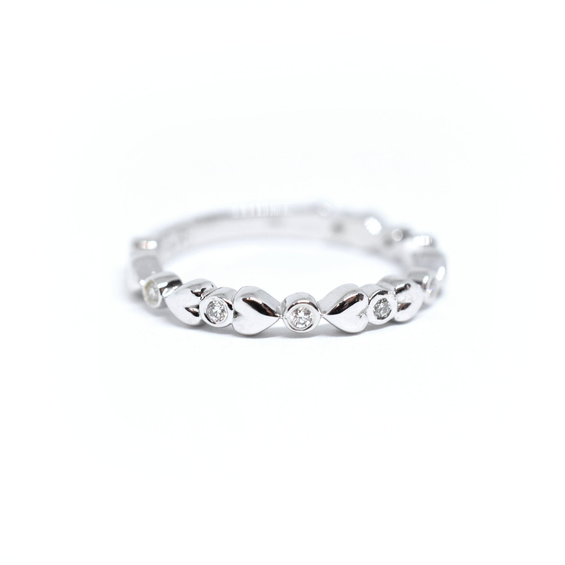 white gold diamond ring