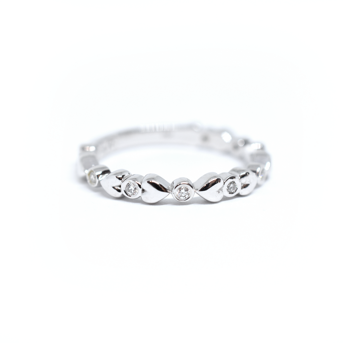 white gold diamond ring