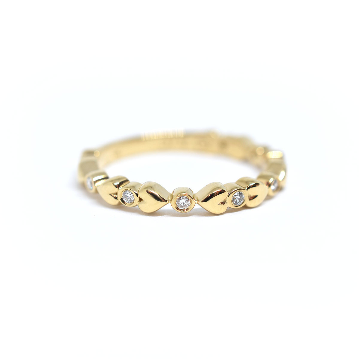 diamond heart ring