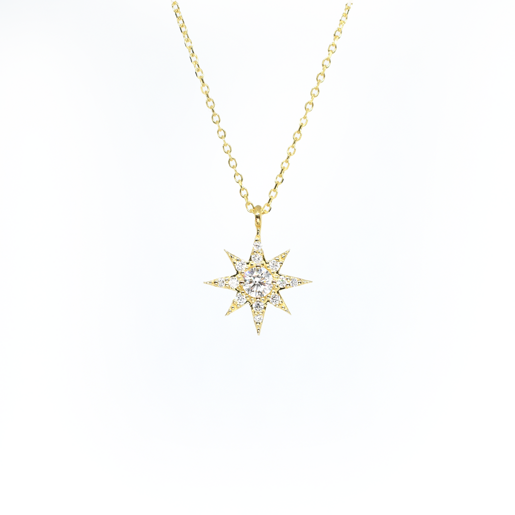 north star necklace 