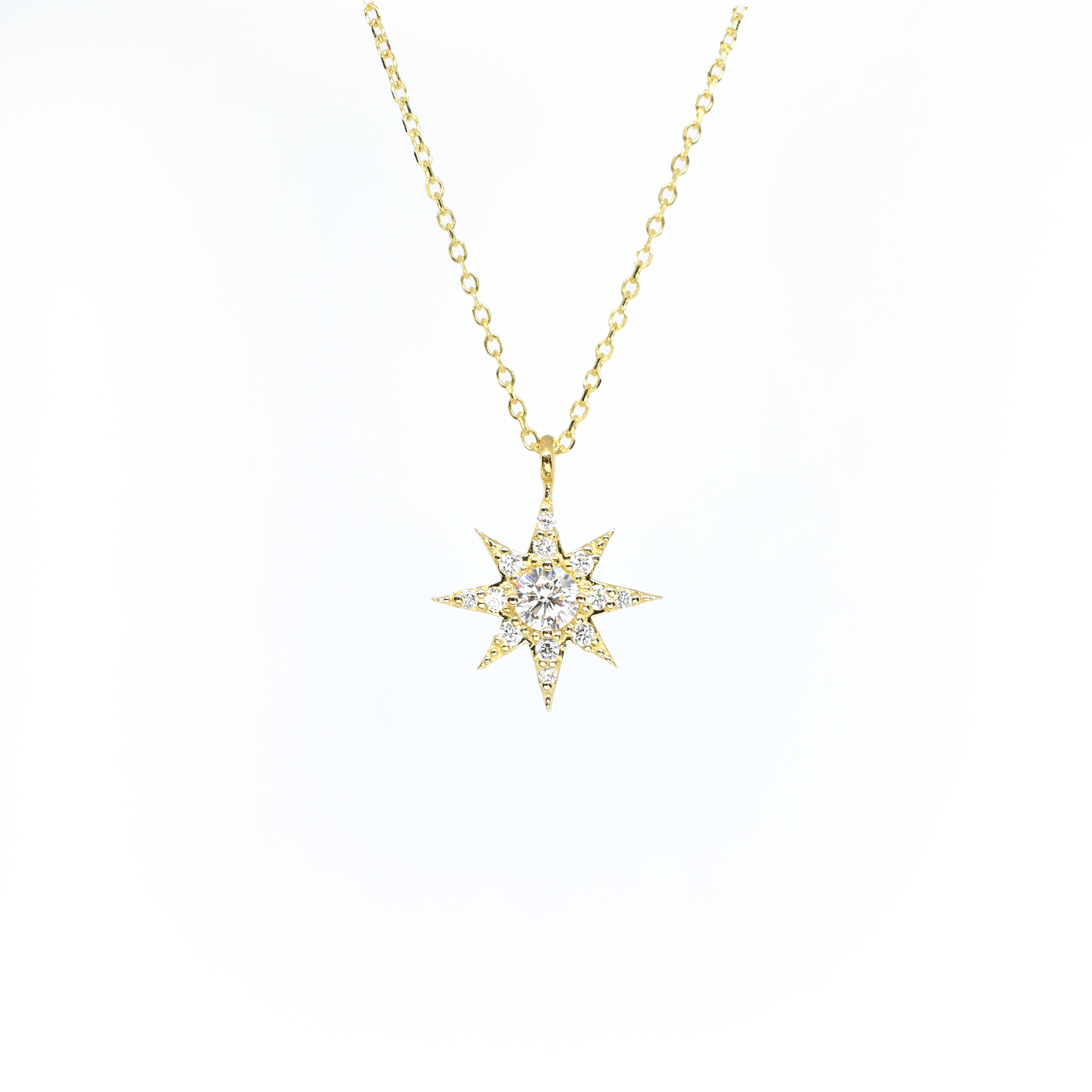 north star necklace 